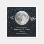 Lunar Brautparty Napkin Serviette (Vorderseite)
