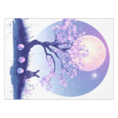Lunar Bunny Night Tischdecke (Vorderseite (Horizontal))