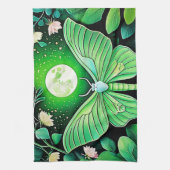 Lunar Butterfly Bloom Design Geschirrtuch (Vertikal)