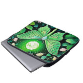 Lunar Butterfly Bloom Design Laptopschutzhülle (Vorne Knopf)