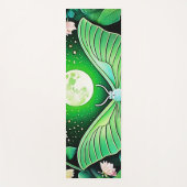 Lunar Butterfly Bloom Design Yogamatte (Vorderseite)