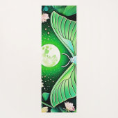 Lunar Butterfly Bloom Design Yogamatte (Rückseite)