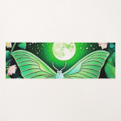 Lunar Butterfly Bloom Design Yogamatte (Vorderseite (Horizontal))