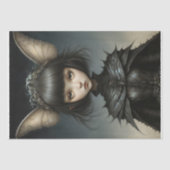 Lunar Butterfly Maiden Decoupage Seidenpapier (Vorderseite)