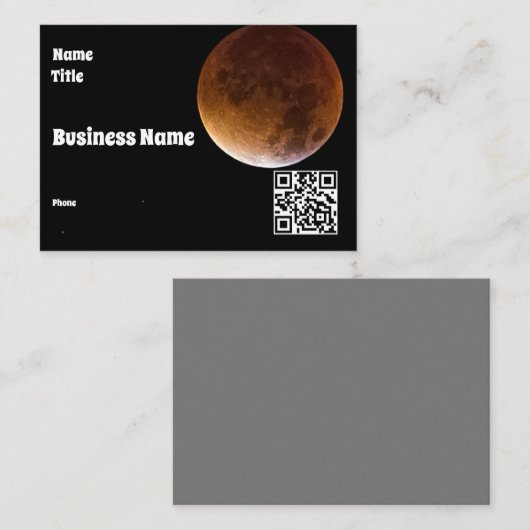 Lunar Cal Visitenkarte (Vorne/Hinten)