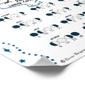 LUNAR CALENDAR 2023, Crow Moon, Wicca Hexenmond Poster (Ecke)