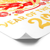 Lunar Chinese New Year 2026 Year Of The Horse Zodi Poster (Ecke)