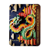 Lunar Chinese New Year of the Dragon 2024 FPM1 Magnet (Vertikal)