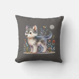 Lunar Cub - Baby Wolf Pillow Kissen