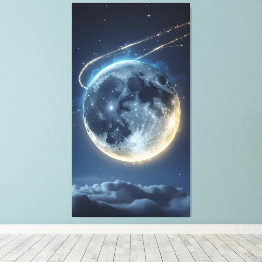 Lunar Dream Glow Leinwanddruck (Insitu (Holzboden))