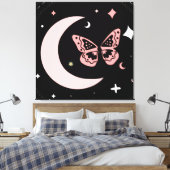 Lunar Dreams & Butterfly Nights Leinwanddruck (Insitu (Schlafzimmer))