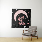 Lunar Dreams & Butterfly Nights Wandteppich (Beispiel (Horizontal))