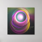 Lunar Eclipse, Fantasy abstrakt Wallart Leinwanddruck (Vorderseite)