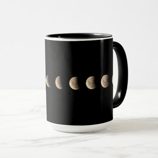 Lunar Eclipse Foto Tasse (VorderseiteRechts)