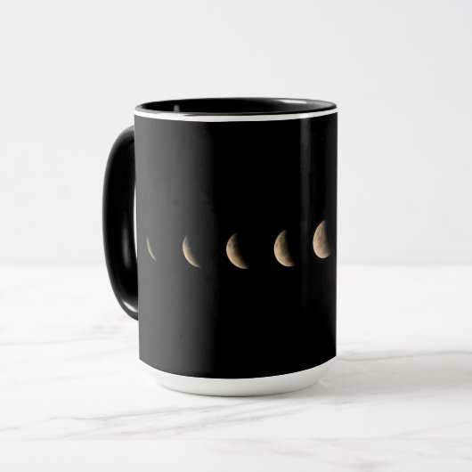 Lunar Eclipse Foto Tasse (Vorderseite Links)
