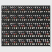 Lunar eclipse geschenkpapier (Flach)