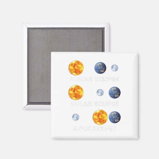 Lunar Eclipse Magnet (Vorderseite/Rückseite)