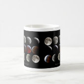 “Lunar eclipse,March 2007” Kaffeetasse (Mittel)