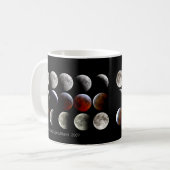 “Lunar eclipse,March 2007” Kaffeetasse (Vorderseite Links)
