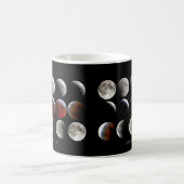 “Lunar eclipse,March 2007” Kaffeetasse (Mittel)