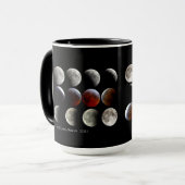 “Lunar eclipse,March 2007” Tasse (Vorderseite Links)