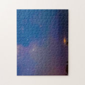 Lunar Eclipse & Milky Way | Bandon Beach, Oregon Puzzle (Vertikal)