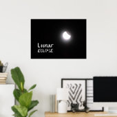 Lunar Eclipse Moon Foto Poster (Heimbüro)