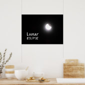 Lunar Eclipse Moon Foto Poster (Küche)