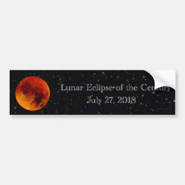 Lunar Eclipse of the Century Autoaufkleber