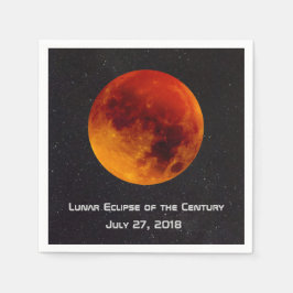 Lunar Eclipse of the Century Serviette