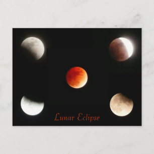 Lunar Eclipse Postkarte