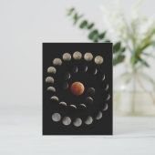 Lunar Eclipse Postkarte insgesamt (Stehend Vorderseite)