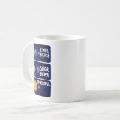 Lunar Eclipse Solar Apokalypse Astrologie Kaffeetasse (Vorderseite Links)