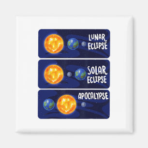 Lunar Eclipse Solar Apokalypse Astrologie Magnet