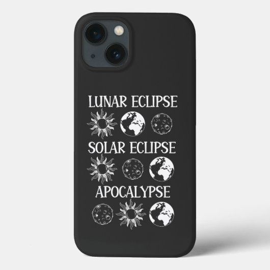 Lunar Eclipse Solar Eclipse Apokalypse Sonstiges R Case-Mate iPhone Hülle (Rückseite)