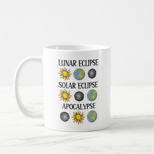Lunar Eclipse Solar Eclipse Apokalypse Sonstiges R Kaffeetasse (Links)
