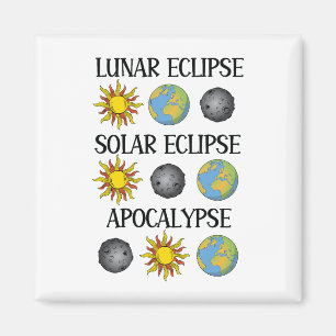 Lunar Eclipse Solar Eclipse Apokalypse Sonstiges R Magnet