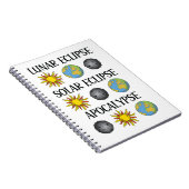 Lunar Eclipse Solar Eclipse Apokalypse Sonstiges R Notizblock (Rechte Seite)