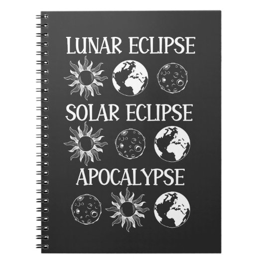 Lunar Eclipse Solar Eclipse Apokalypse Sonstiges R Notizblock (Vorderseite)