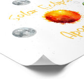 Lunar Eclipse Solar Eclipse und Apokalypse Funny s Poster (Ecke)