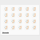 Lunar Eclipse Solar Eclipse und Apokalypse Funny s Runder Aufkleber (Blatt)