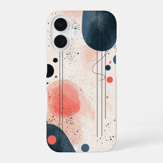 Lunar Eclipse Splash Phone Case iPhone 16 Hülle (Rückseite)