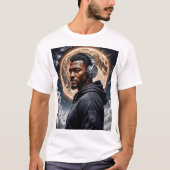 Lunar Eclipse T - Shirt Kosmische Kunst (Vorderseite)