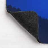 Lunar Eclipse über Wald | Zug, Schweiz Mousepad (Ecke)