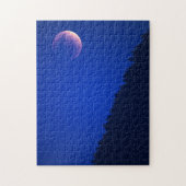Lunar Eclipse über Wald | Zug, Schweiz Puzzle (Vertikal)