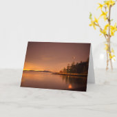 Lunar Eclipse | Victoria, British Columbia Karte (Gelbe Blume)