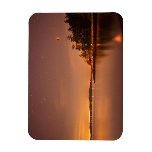 Lunar Eclipse | Victoria, British Columbia Magnet (Vertikal)