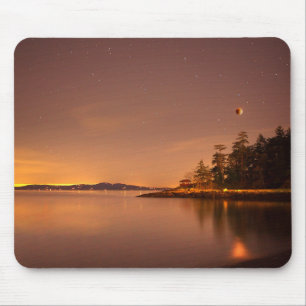 Lunar Eclipse   Victoria, British Columbia Mousepad