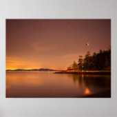 Lunar Eclipse Victoria, British Columbia Poster (Vorne)