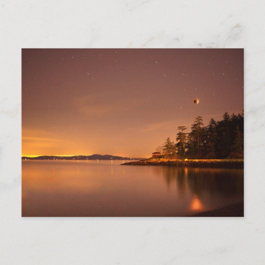 Lunar Eclipse | Victoria, British Columbia Postkarte (Vorderseite)